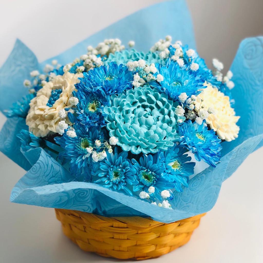 Baby boy Cupcake bouquet 